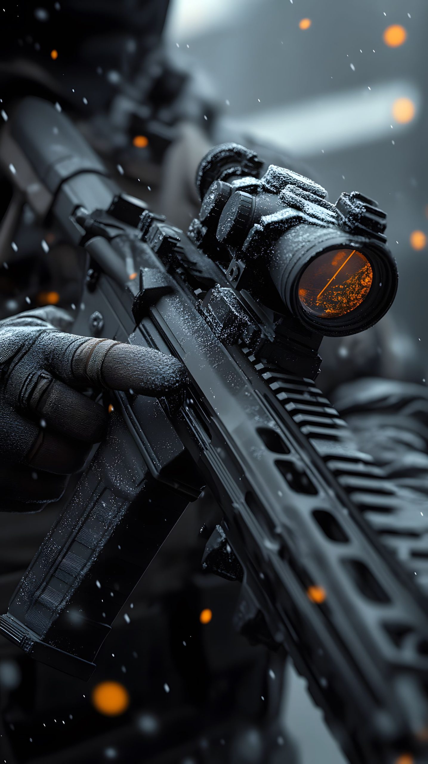 Frosted firearm focus